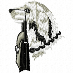 Dogs Embroidery Design 8